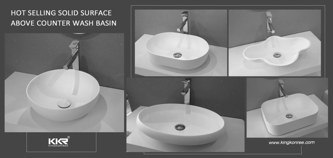 Hot Sale Modern Bath Basin Wash Sinks Art Basin Washroom Artificial Stone Resin Basin