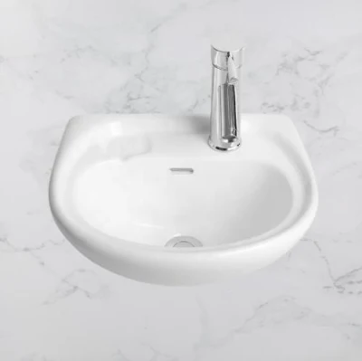 Kleines, beliebtes Design-Sanitärkeramik-Wandwaschbecken für Badezimmer